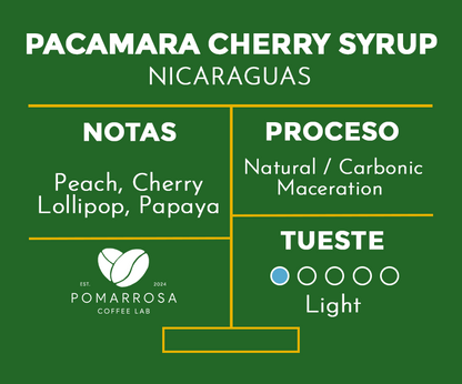 Pacamara Cherry Syrup – Nicaragua